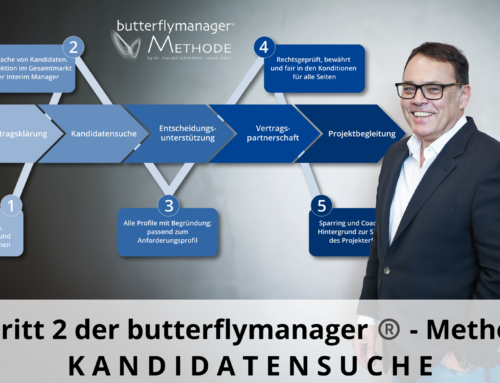 butterflymanager®-Methode. Schritt 2: Kandidatensuche im Interim Management