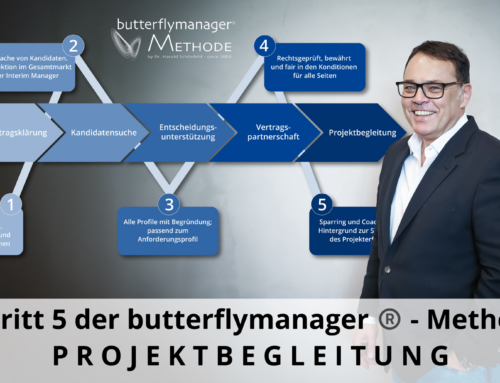 butterflymanager®-Methode Schritt 5: Projektbegleitung