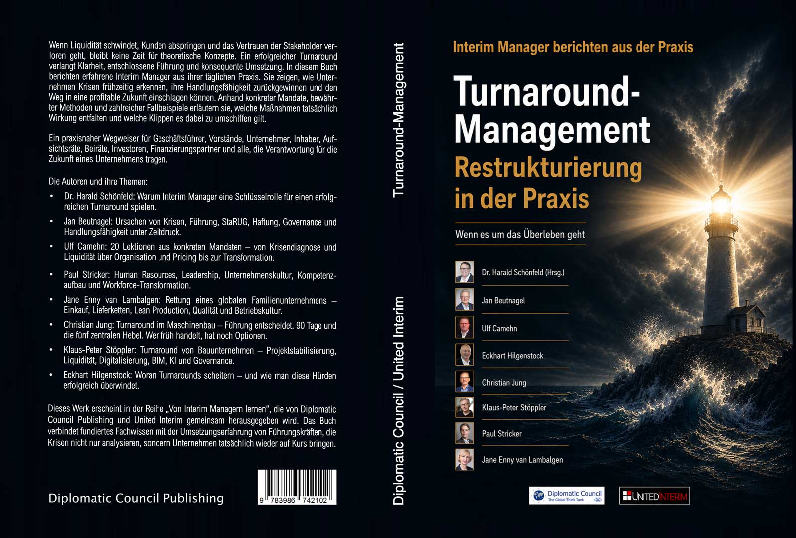 Cover des Fachbuchs Turnaround-Management: Restrukturierung in der Praxis